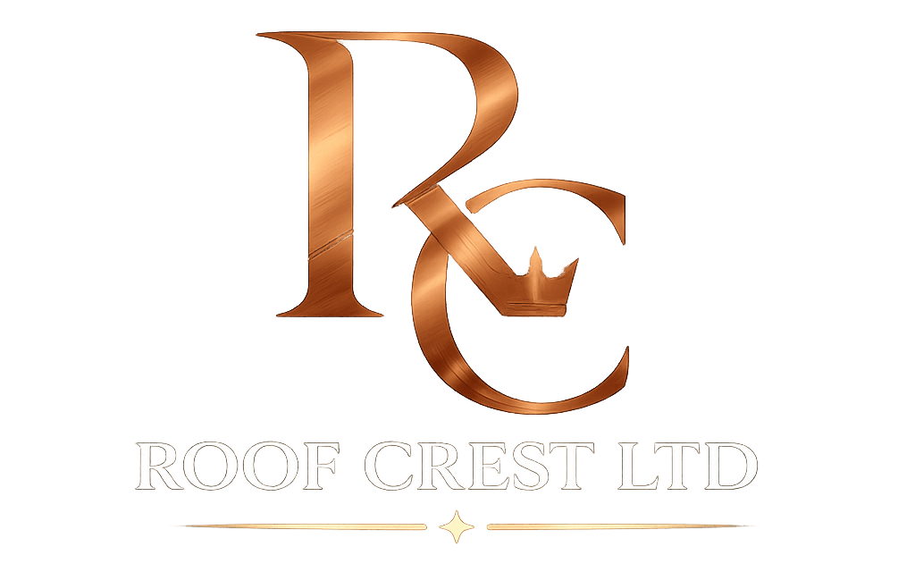 roof crest ltd logo white